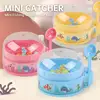 Mini Claw Machine 9 Tiny Stuff Capsule Toy Animal Vending Catch Crab Game Kids Hand Eye Coordination Game Prize For Children 2