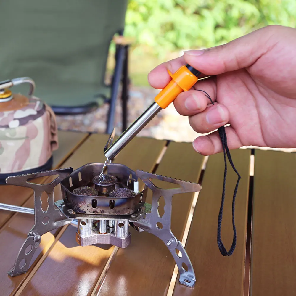 Pulse Lgnition Kitchen Outdoor BBQ Stove Piezo Electric Lgniter Portable Cooking Lighter Device Camping Stove Accessories