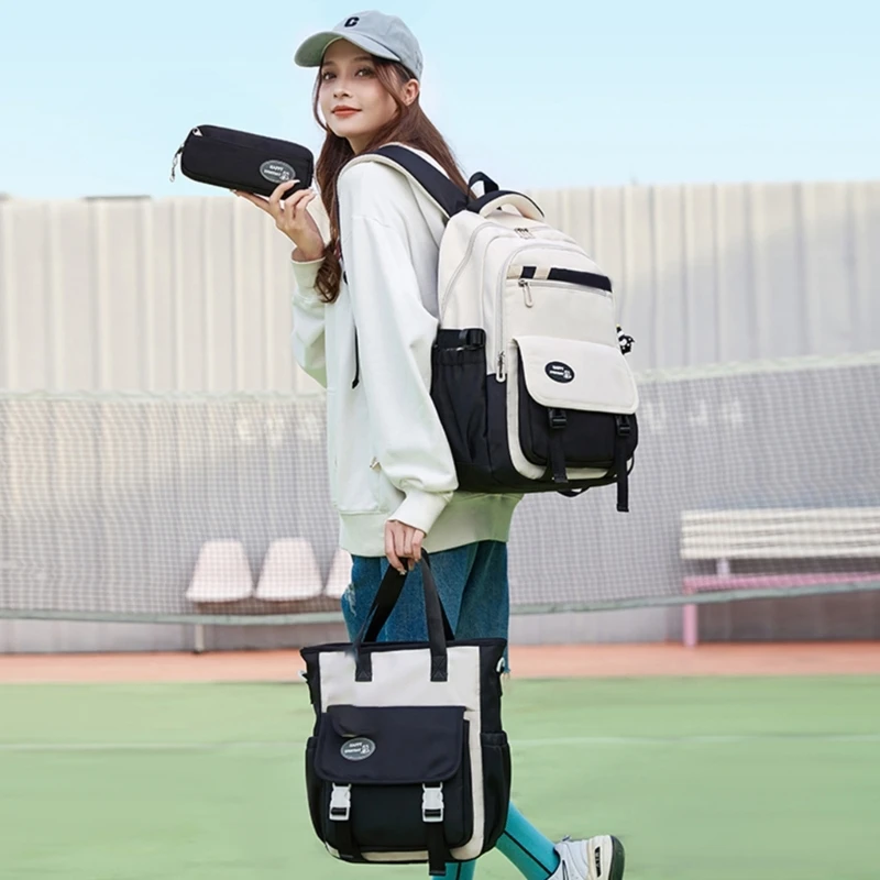 School Bookbags for Girls Primary Students Versatile Backpack Back to School Bag Shoulder Bag Pencil Case Handbag