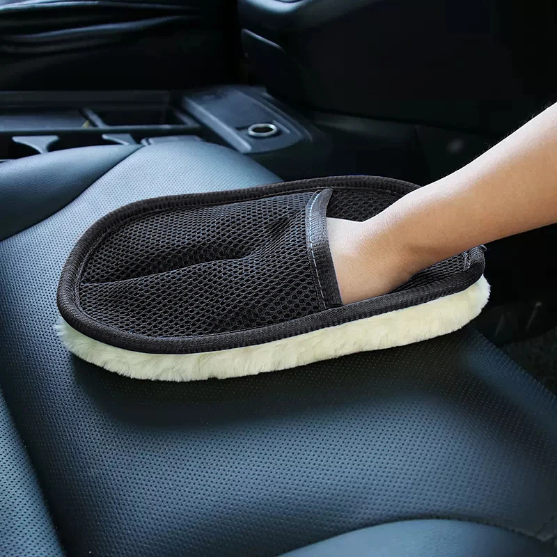Car Cleaning Glove Soft Wool Washing Brush Car Wipe Tools For MG HS ZST ZS MG3 MG5 MG6 MG7 GT GS Hector ZX EZS EHS MG3X-Cro