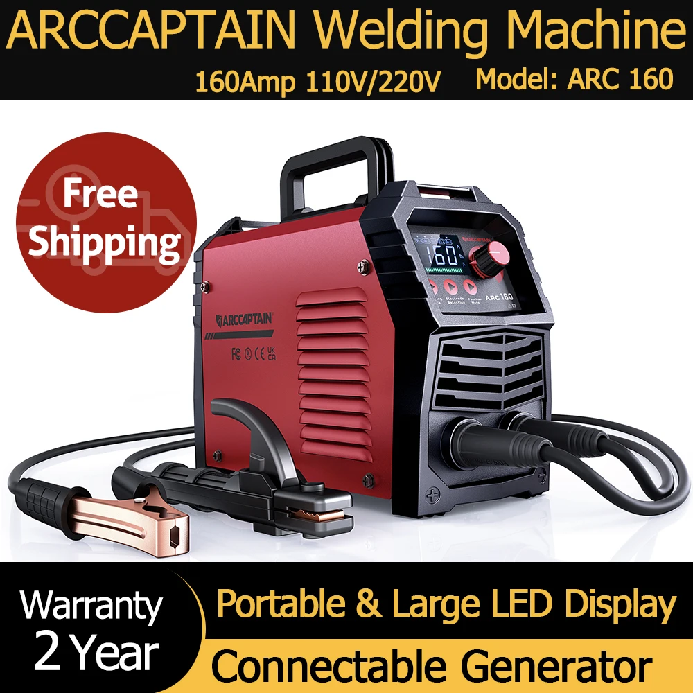 ARCCAPTAIN Welding Machine ARC160 Series DC Inverter Welder 220V IGBT