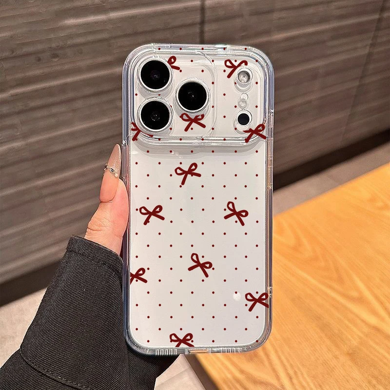 Charming Heart Love Transparent TPU Phone Case