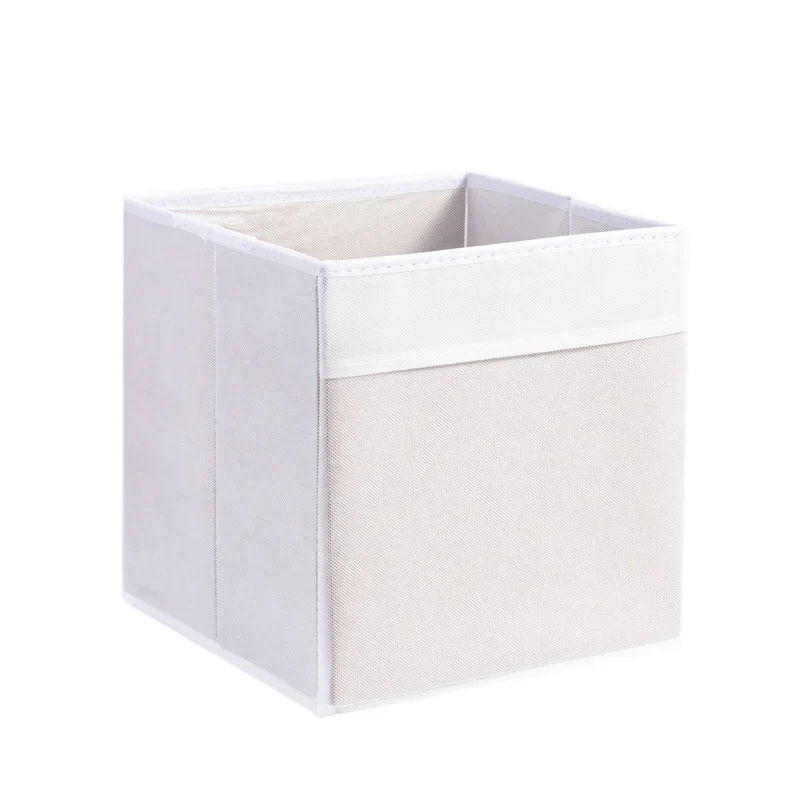 Amazon Non-Woven Fabric Foldable Storage Box Household Organizer For Clothes Toys Miscellaneous Items Large Capacity 35L 3