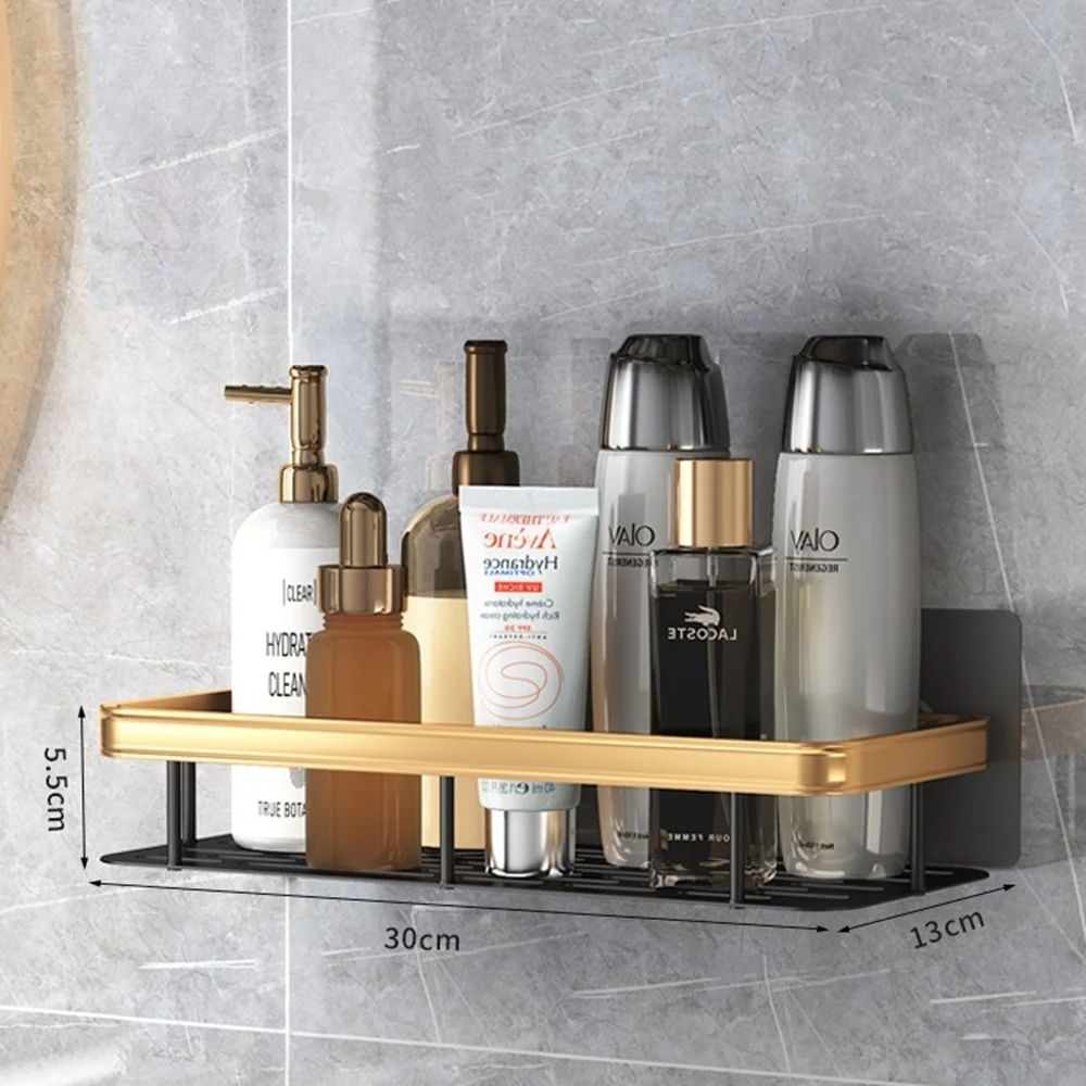 Bathroom Shelves New No-drill Corner Shelf Shower Caddy Storage Rack Shampoo  Holder Toilet Organizer Bathroom Accessories Set - AliExpress