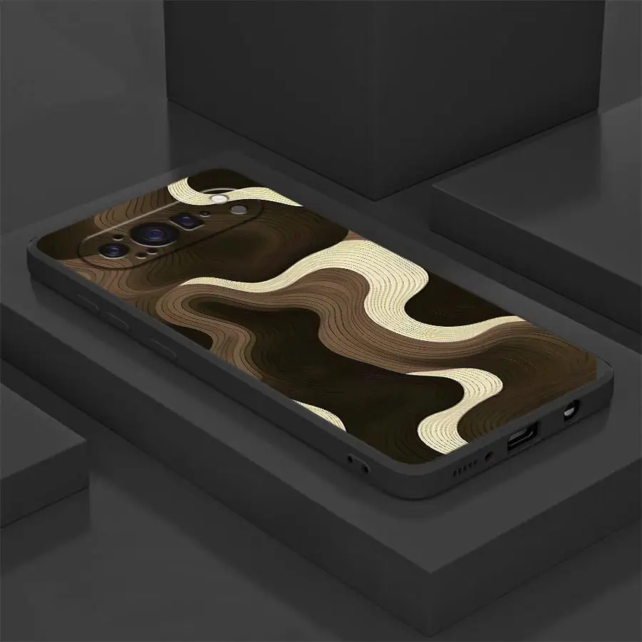 Artistic Texture Phone Case with Colorful Design