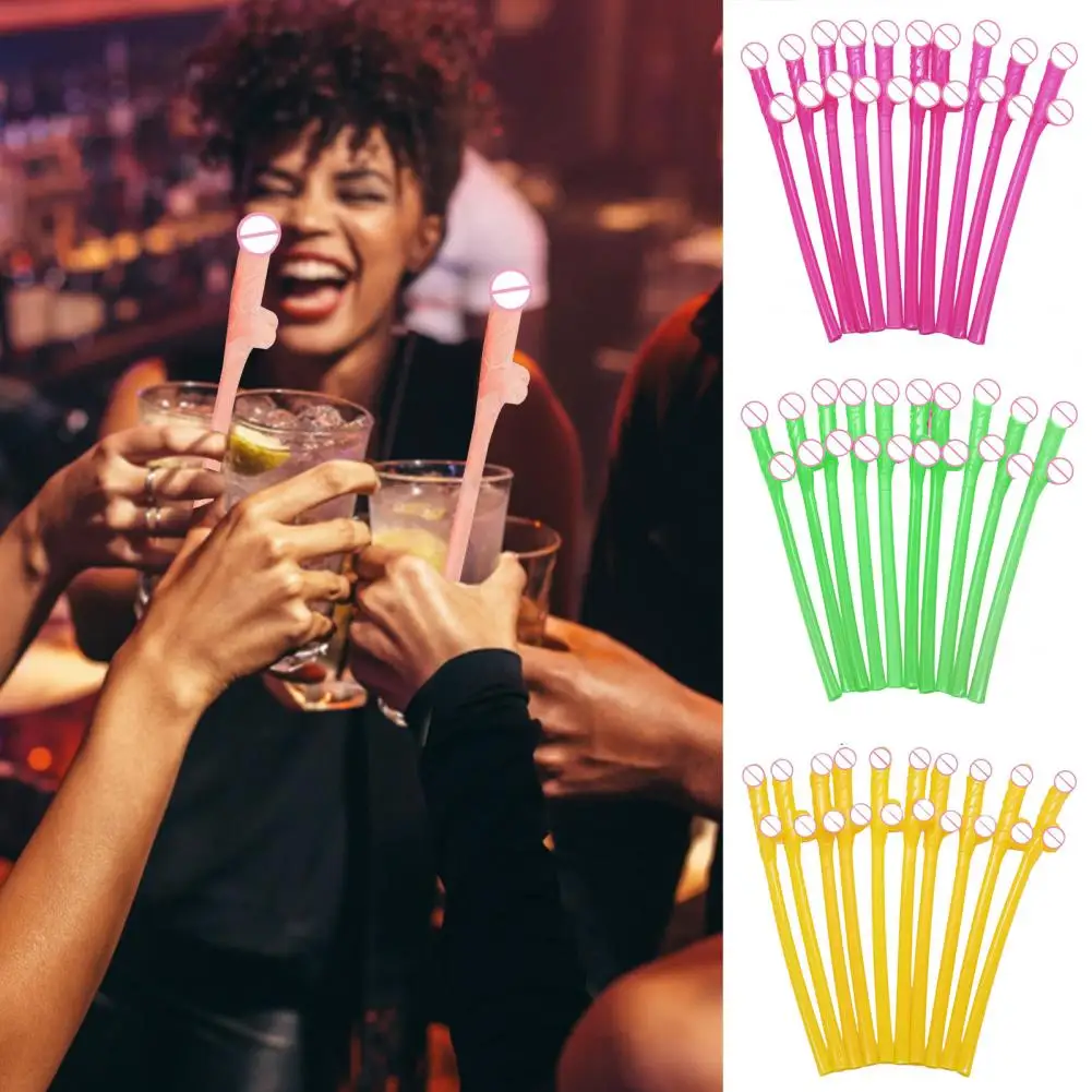 Drinking Penis Straws Bridal Shower Sexy Hen Night Willy Penis Novelty Nude  Straw For Bar Bachelorette Party Supplies 10pcs - Disposable Party  Tableware - AliExpress