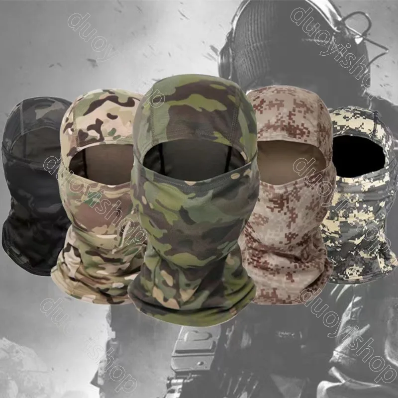 

Tactical Balaclava Military Full Face Mask Shield Cover Cycling Army Airsoft Hunting Hat Camouflage Balaclava Scarf Bandana