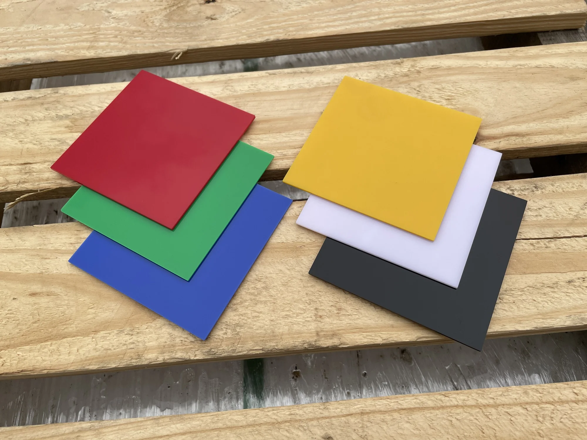 2MM Color Rectangle Opaque Acrylic Board (PMMA) Plexiglass White/Black/Red/Green/Yellow For DIY Projects/Home Decor Tinted Plate