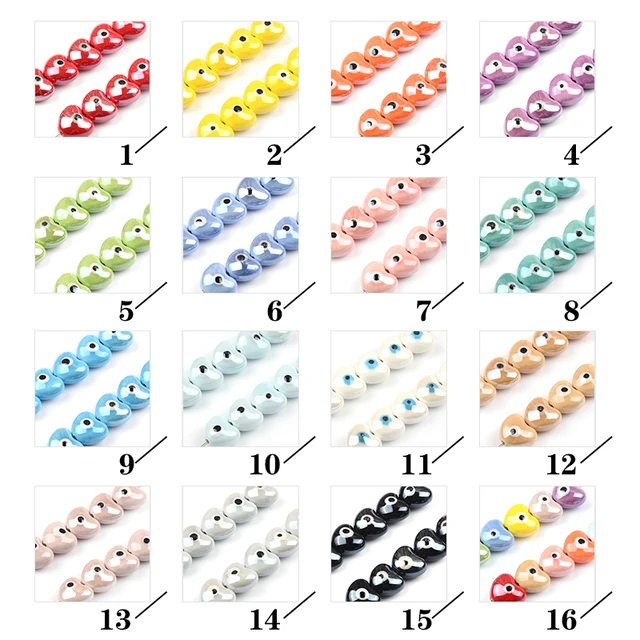 14MM Colorful Star Beads Ceramic Beads For Making Jewelry Porcelain Spacer  Beads Bracelet Necklace Charms DIY Accessories - AliExpress