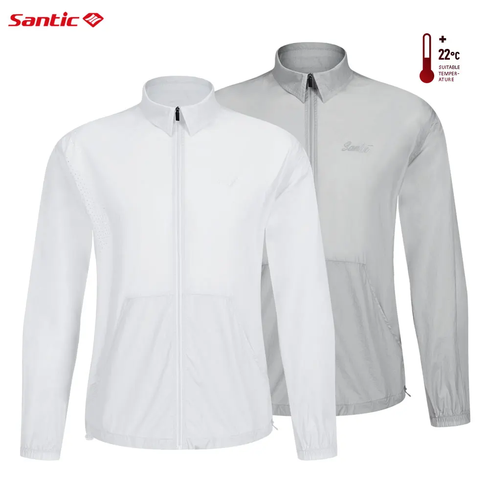 Santic Cycling Jerseys Summer Loose Casual Shirts Outdoor Road Bicycle Biking Clothes Cycling Jerseys Sun Protection Shirts