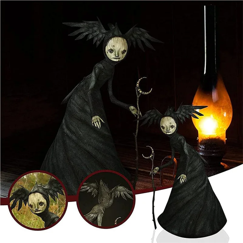 S2ba074f7777443978471c88d5ea6c15e9 Halloween Witch Figurine Statue Resin Creepy Witch Sculptures Garden Decoration for Home Patio Yard Lawn Porch Garden Decoration Mallzona