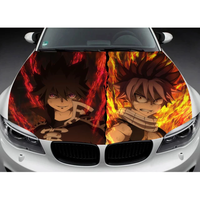 Anime Car Hood Wrap Full Color Vinyl Decal Manga Hero Sticker - Etsy