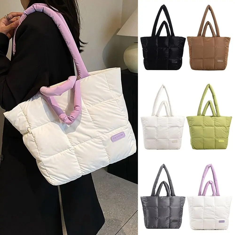 

Вместительная пуховая сумка, модная ручная сумка-тоут из ткани Оксфорд, сумки на плечо для женщин
