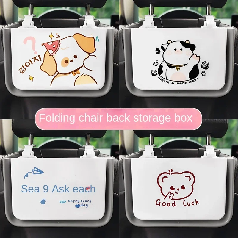 Borsa Per Appendere Lo Schienale Del Sedile Dell'Auto Scatola Portaoggetti Multifunzionale Per Auto Dettaglio Interno Dual Hanging Split Pattumiera/Po