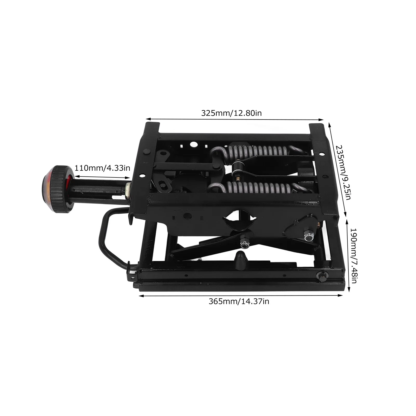 Truck Suspension Base Universal Simple Installation Steel Alloy Seat Damping Base Mechanical High Hardness for RV Boat