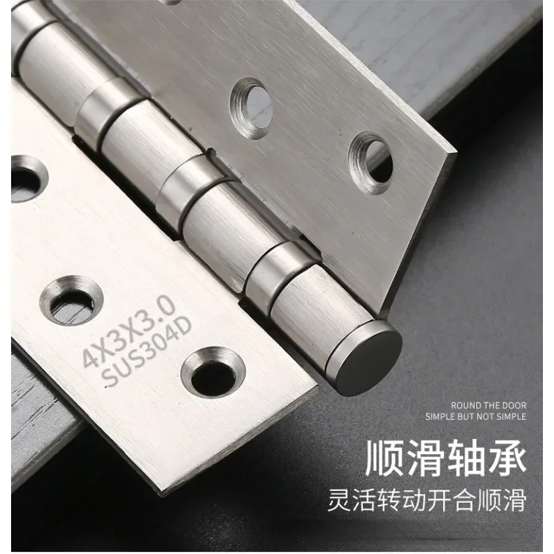 Stainless Steel Door Hinges Bedroom Wooden Door Casement