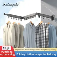  Folding Clothes Hanger Retractable Cloth Drying Rack Indoor&Outdoor Space Aluminum Household Clothes Organization WB3027 