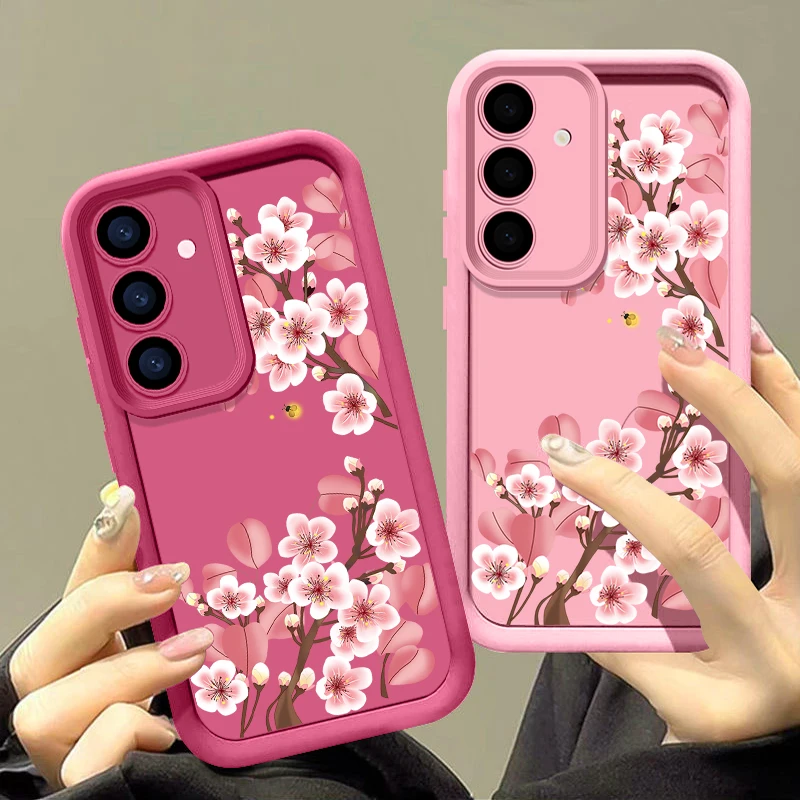 Peach Blossom Soft TPU Phone Case Cover