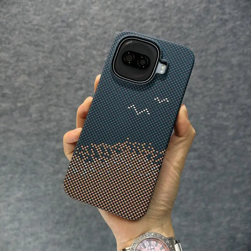 Stylish and Simple Carbon Fiber Ultra-thin Anti-drop Phone Case