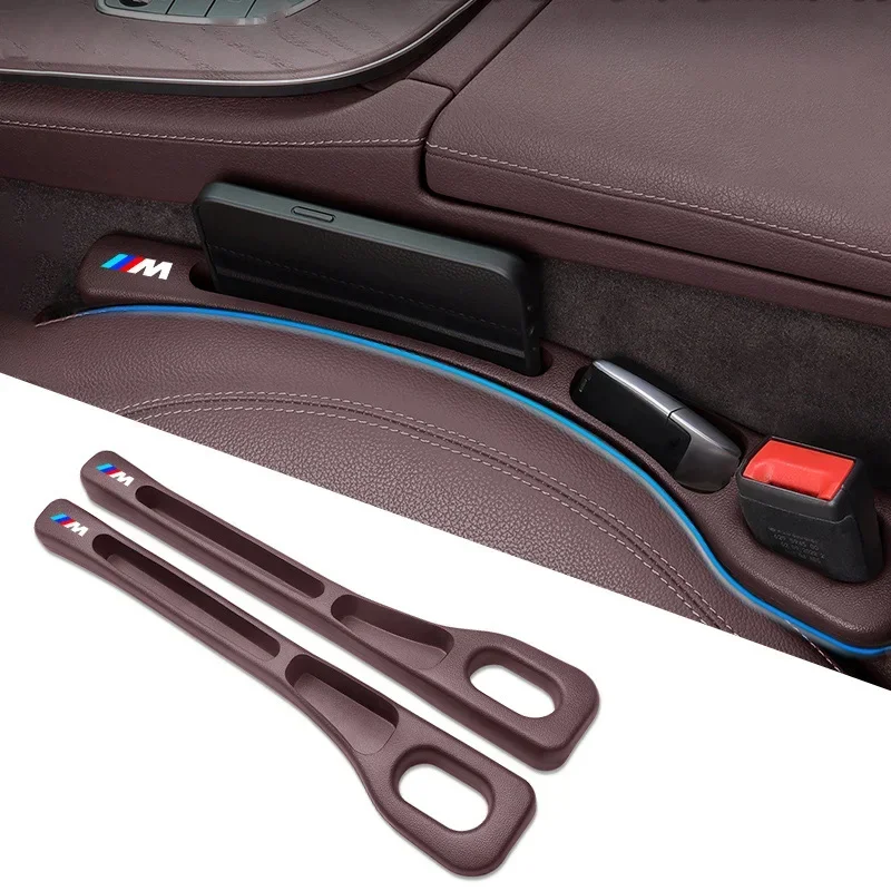 Car Seat Organizer 2pcs Car Seat Gap Storage Box Cup Holder Seat Crevice Side Organizer For BMW E90 E60 E46 E39 F30 F10 E87 X3 X4 X5 X1 G30 G20
