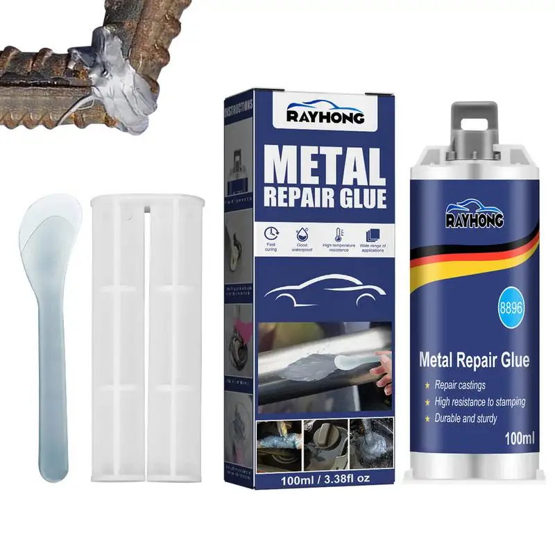 

Glue For Metal On Metal AB Casting Repair Glue All Purpose Heat Resistant Metal Welding Glue For Metal Casting Defect Welding