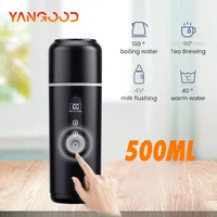 12V/24V Portable Water Pot Heat Travel Cup Multiple Temperature Adjustable Coffee Tea Truck Cup 316 stainless Optional Cup Bag