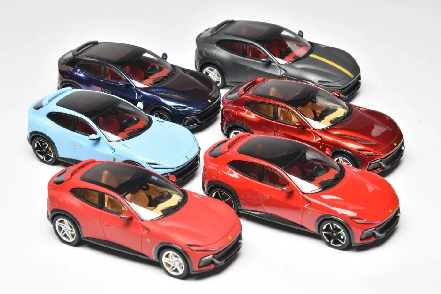 재미있는 모델 1:64 F SUV FUV 다이캐스트 자동차 모델 수집용 미니어처 장난감