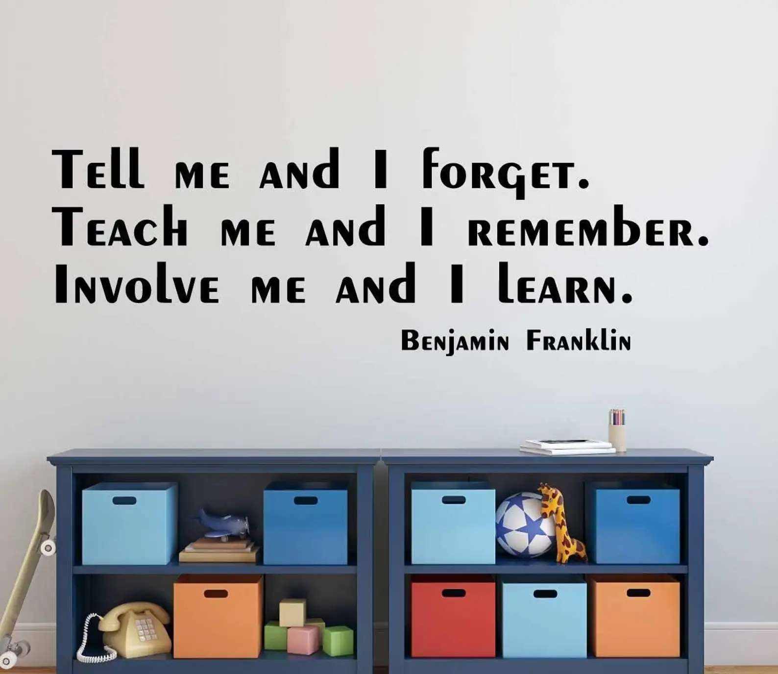 

Celebrity quotes, learning and education vinyl wall stickers, family inspirational decoration, school classroom wall decals x01