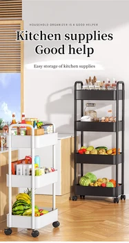 Multifunctional Mobile Storage Rack 1