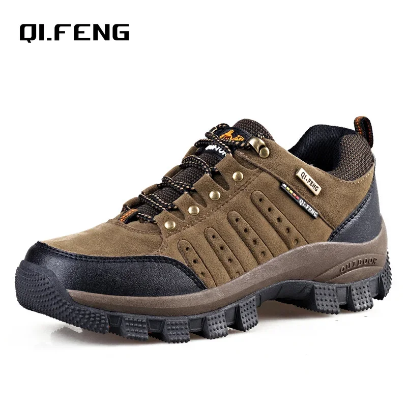 Men Women Casual Leather Shoes Classic Waterproof Outdoor Sneakers Trekking Footwear casual sneakers,leather shoes,leather sneakers