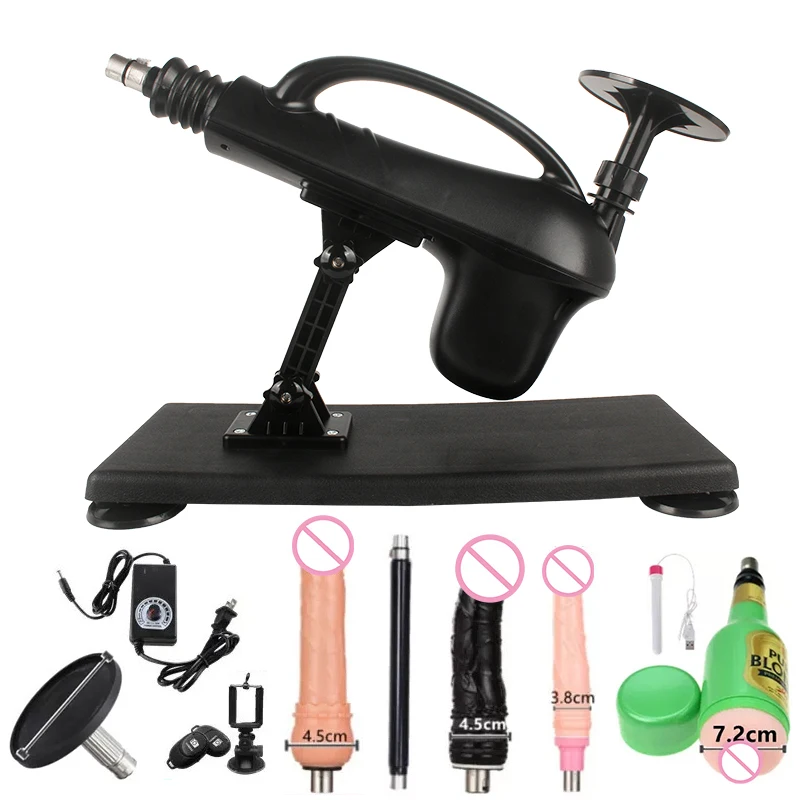 Automatic Telescopic Sex Machine for Man and Women 45mm Stroke 0-500rpm DIY Female Sex Toys