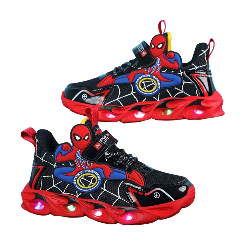 https://ae01.alicdn.com/kf/S2ba14d0fc48f4c7da06be3fea34559dbb/New-Marvel-Spiderman-animation-peripheral-cartoon-with-light-children-s-sports-shoes-creative-personality-non-slip.jpg