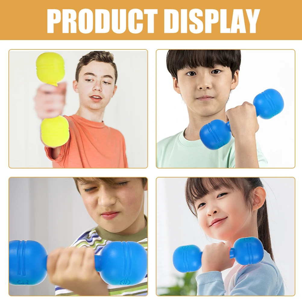 2Pairs Children Toy Children'S Dumbbell Dumbbells Interactive Weights Fitness Equipment Kids Training Weights Children Accessory