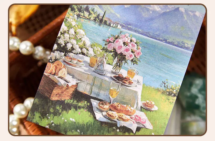 20 Blatt Vintage-Landschaft Material Papier DIY Scrapbooking Collage Materialien Dekor Junk Journal Ästhetik Scrapbook Papier ﻿ – Detail 18
