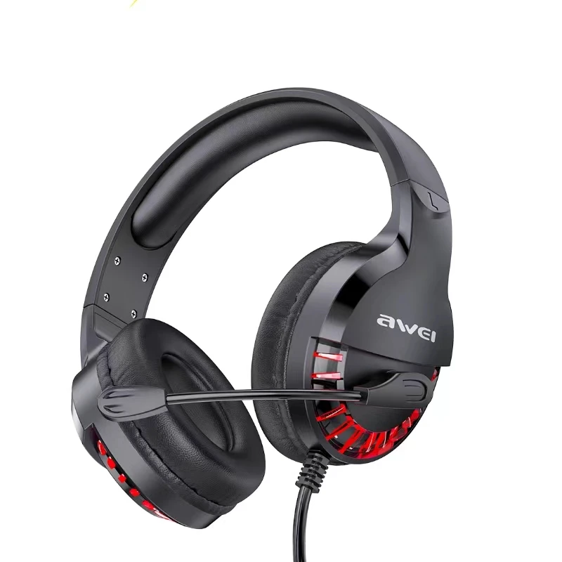 

ES-770i New Headworn Esports Game Earphone USB+3.5mm Wired Band Microphone Lightweight and Long Term Wear