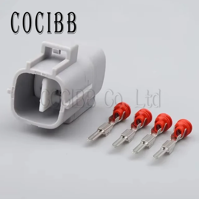 1 ชุด 4 พิน 6188-0066 6189-0126 รถเซนเซอร์ออกซิเจนตัวเชื่อมต่อชายหญิงยานยนต์ปลั๊กไฟฟ้าสำหรับซูซูกิ โตโยต้า โคโรลล่า 1