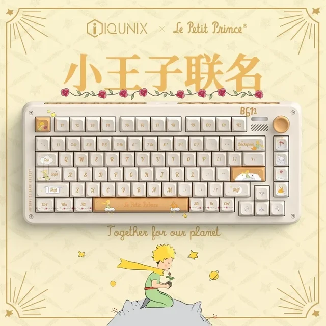 Iqunix-メカニカルキーボードzx75,多機能ノブ,ワイヤレスゲーム用 