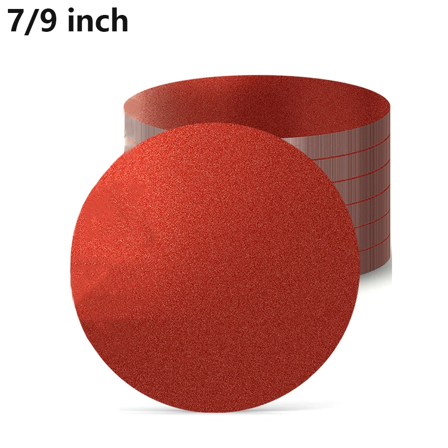 sandpaper-woodworking-disc-grinding-and-polishing-red-sandpaper-7-9-inch-self-adhesive-back-velvet-sand-sheet-pneumatic-grinding