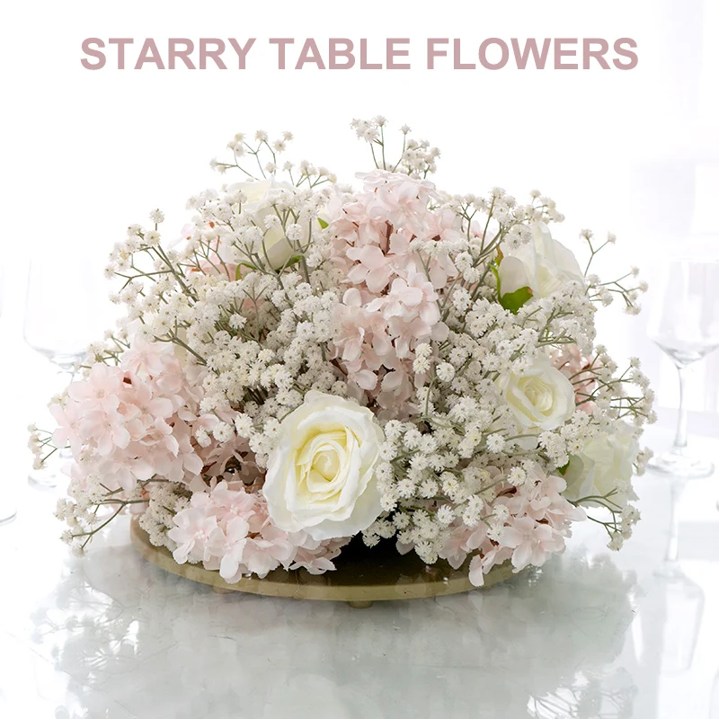

Christmas Decorations 2023 Centerpiece Flower for Table Decoration Starry Table Flowers Maison Wedding Room Home Decor Gifts