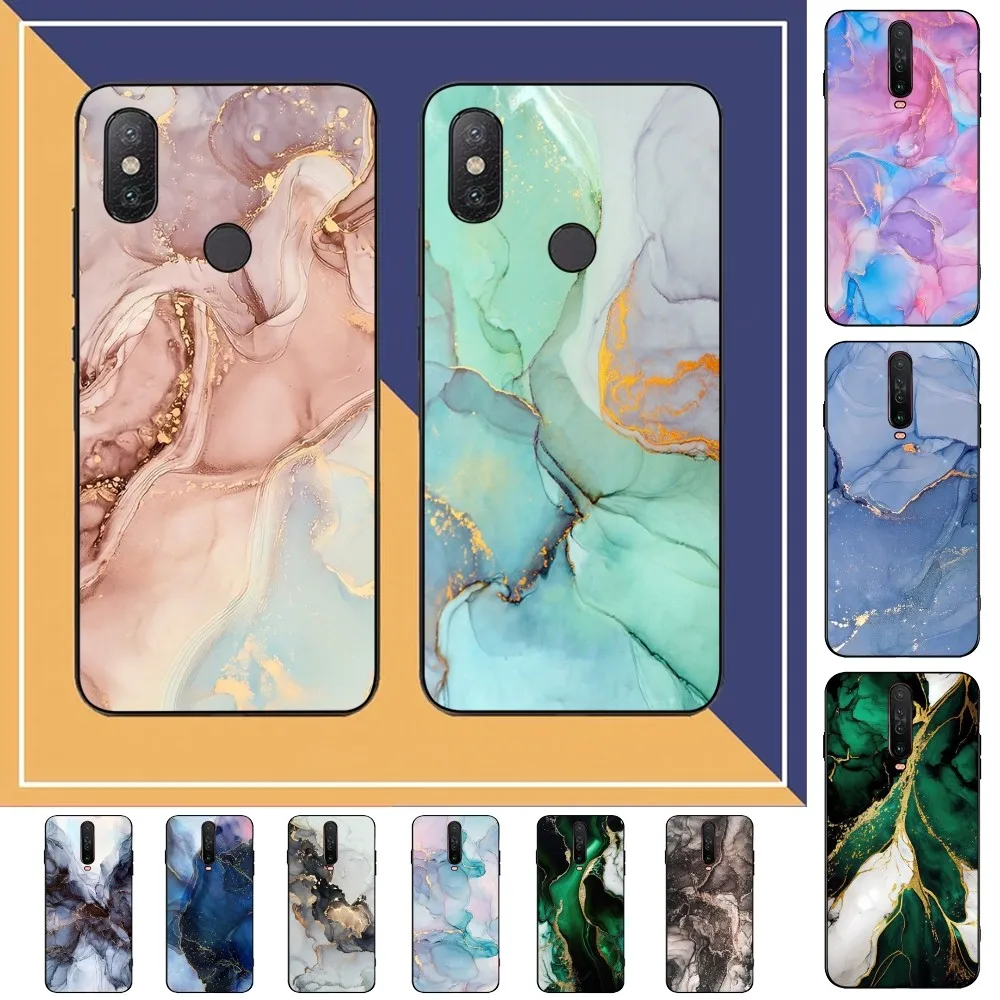 Custodia Per Telefono Fashion Marble Art Per Redmi Note 4X5 A 6 7 8 Pro T 9 Pro 9S 10 Pro 11 Pro 11S 11Epro Pocom3Pro