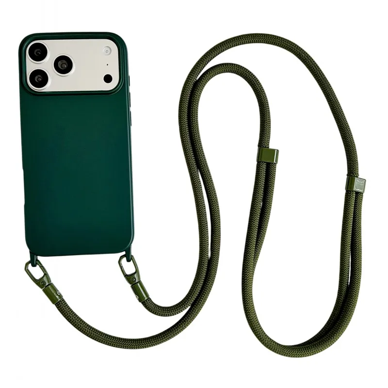 Enhanced Shockproof Crossbody Lanyard Phone Case with Neck Strap and Soft Touch Finish