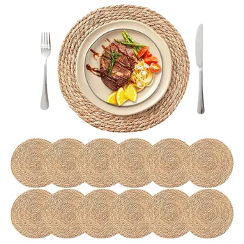 Boho Rattan Placemats Set 1