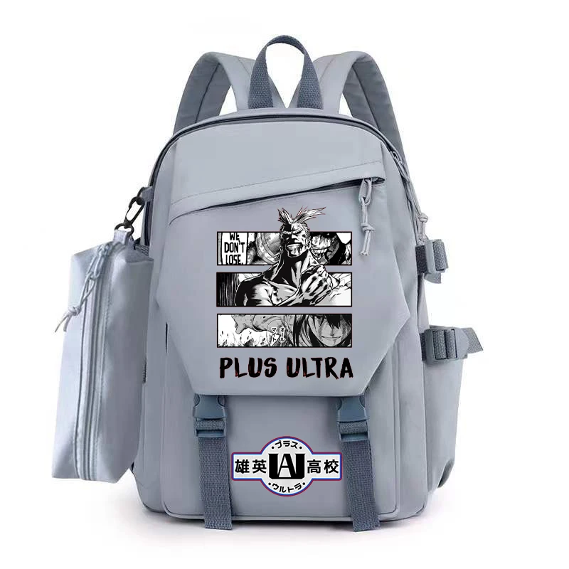 

Boku No Hero Academia Plus Ultra Manga School Bags Girls Boys Bags Canvas Bag My Hero Academia Anime College Students Backpacks