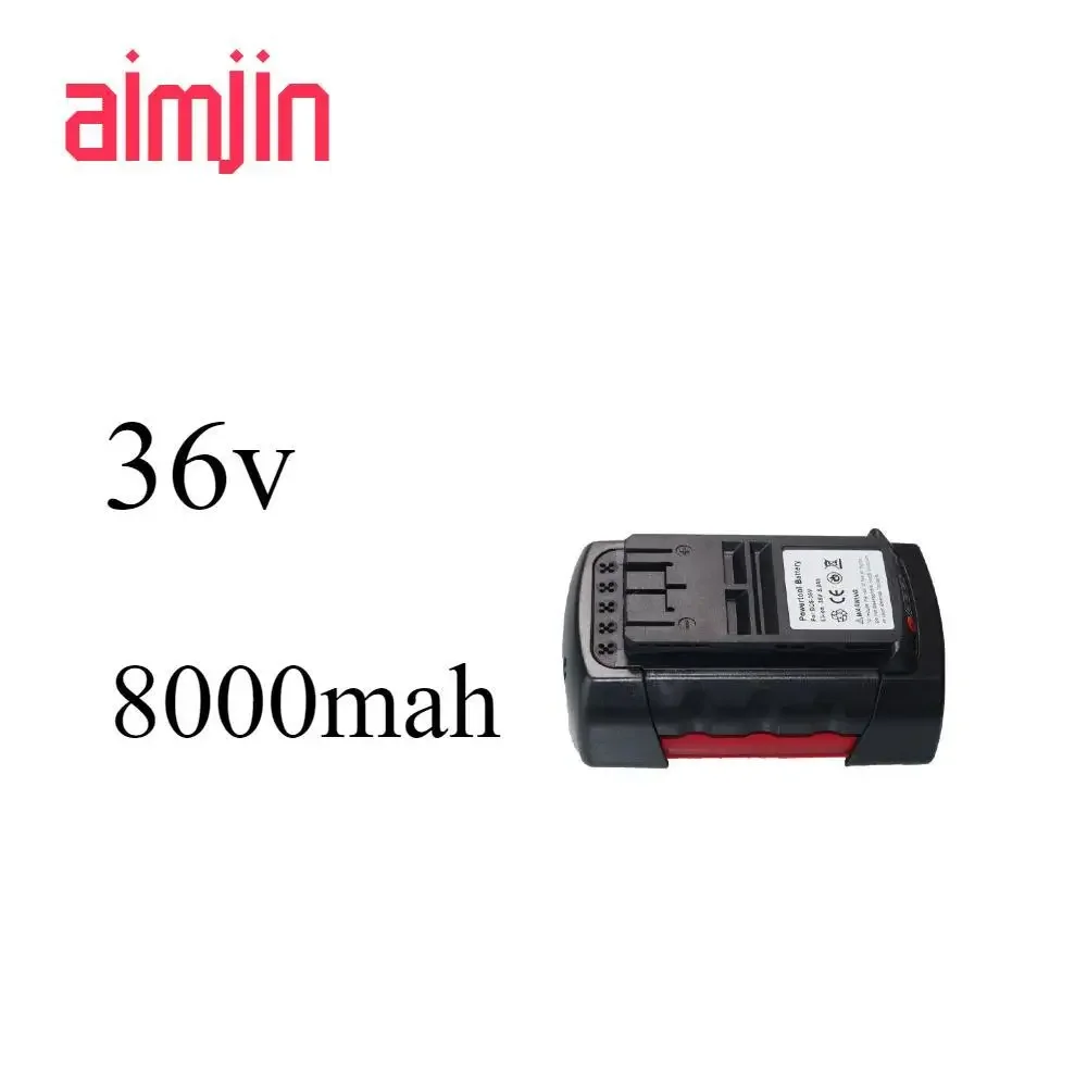 

36V 8.0/10.0mAh Li-ion Replacement Cordless Power Tools Battery for Bosch 8.0A BAT810 BAT840 2607336173 D70771 GBH 36V-LI 36VF-L