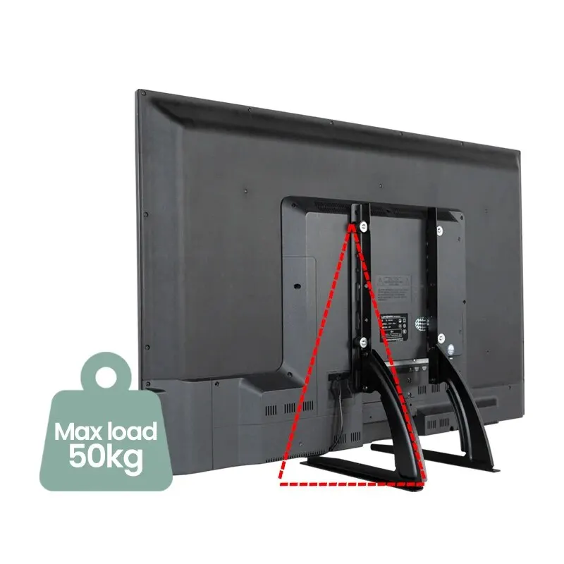 TV Stand Legs Universal TV Stand Legs For LCD/LED/OLED/Plasma TVs Table Top Stand Pedestal Riser For Flat&Curve Screen