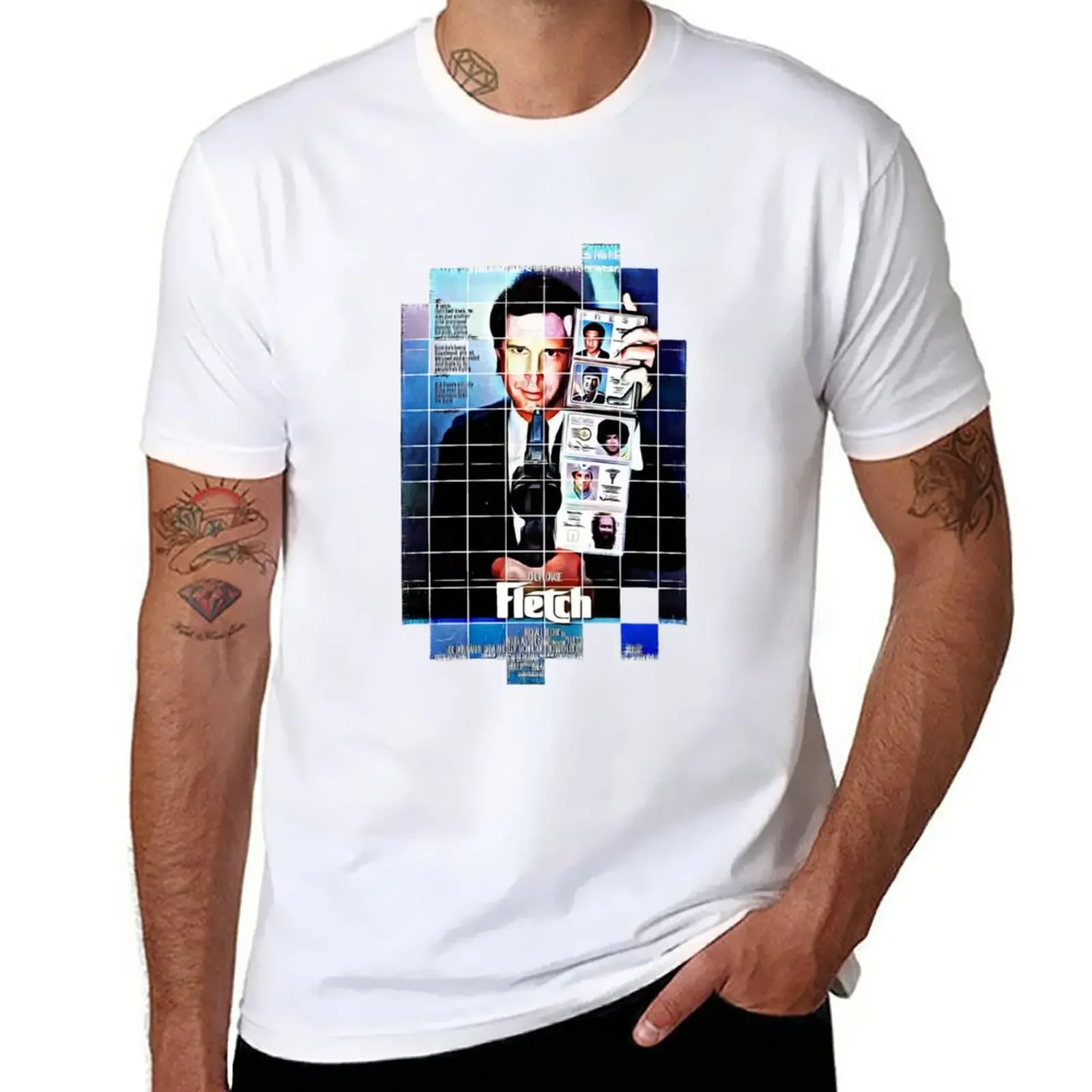 

Fletch Movie Comedy T-Shirt summer top blanks summer clothes tshirts for men