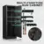 Large Home Gun Safe for Rifles, Pistols, and Shotguns with Quick Access Digital Lock, Adjustable Shelves, and Handgun Compartmen 5