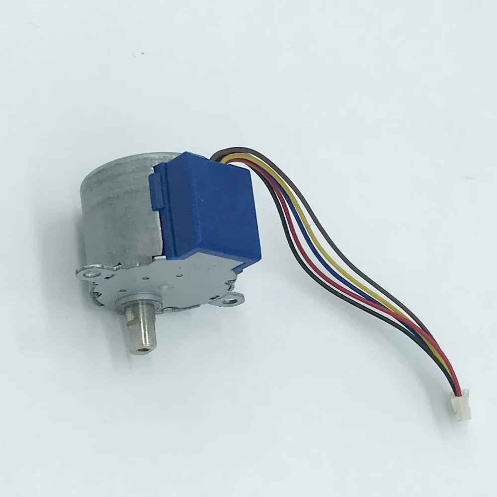 24BYJ Mini 24mm Stepper Motor DC 5V 4-phase 5-wire Stepper Motor Long Shaft Small Deceleration Gearbox with Wire stepper motor