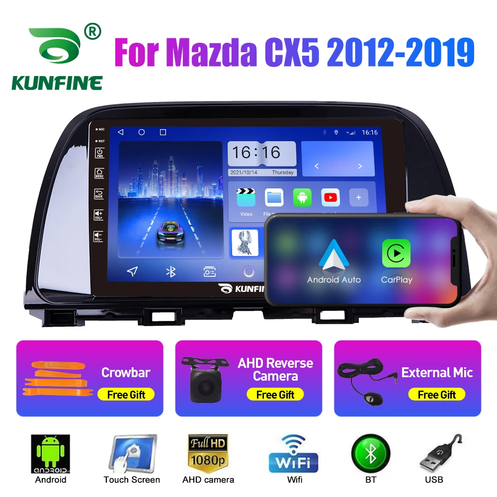 マツダcx5-2012-2019androidオクタコアステレオdvd-gpsナビゲーションマルチメディアプレーヤー車用カーラジオ