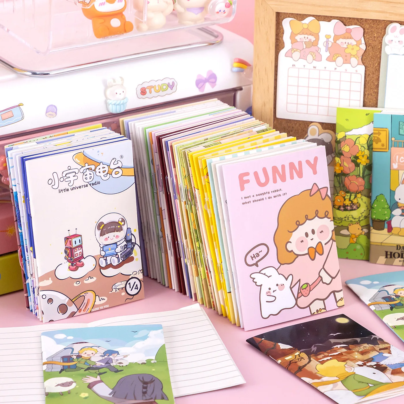 

Милый мини-блокнот, эстетические блокноты, ежедневник-планировщик, журнал, дневник, блокнот для зарисовок, Канцтовары и офисные Блокноты с перечнем дел